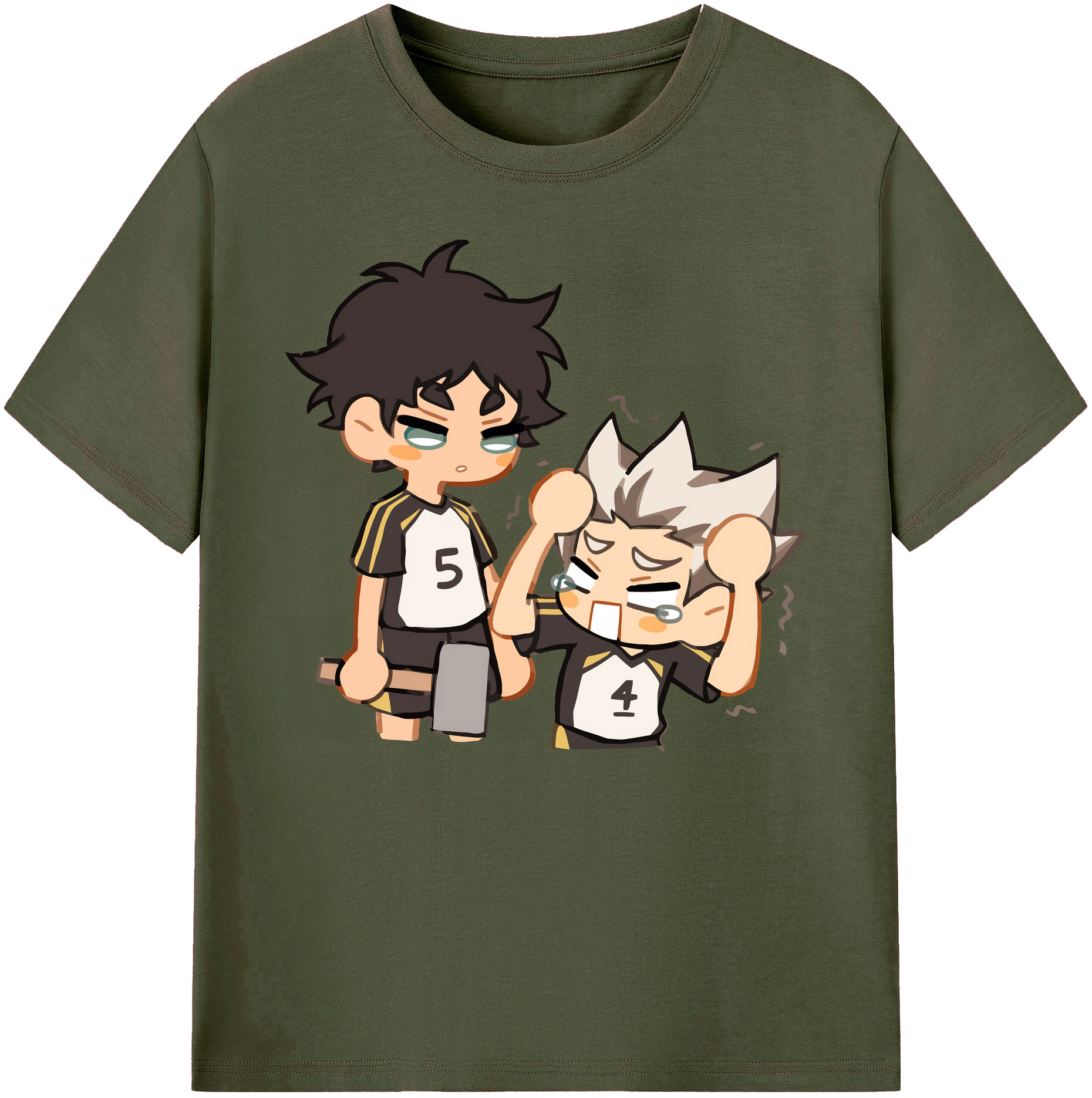 （画像用） ハイキュー!! Haikyu!! 綿100％ メンズ半袖Tシャツ｜肌触りやわらか＆通気性